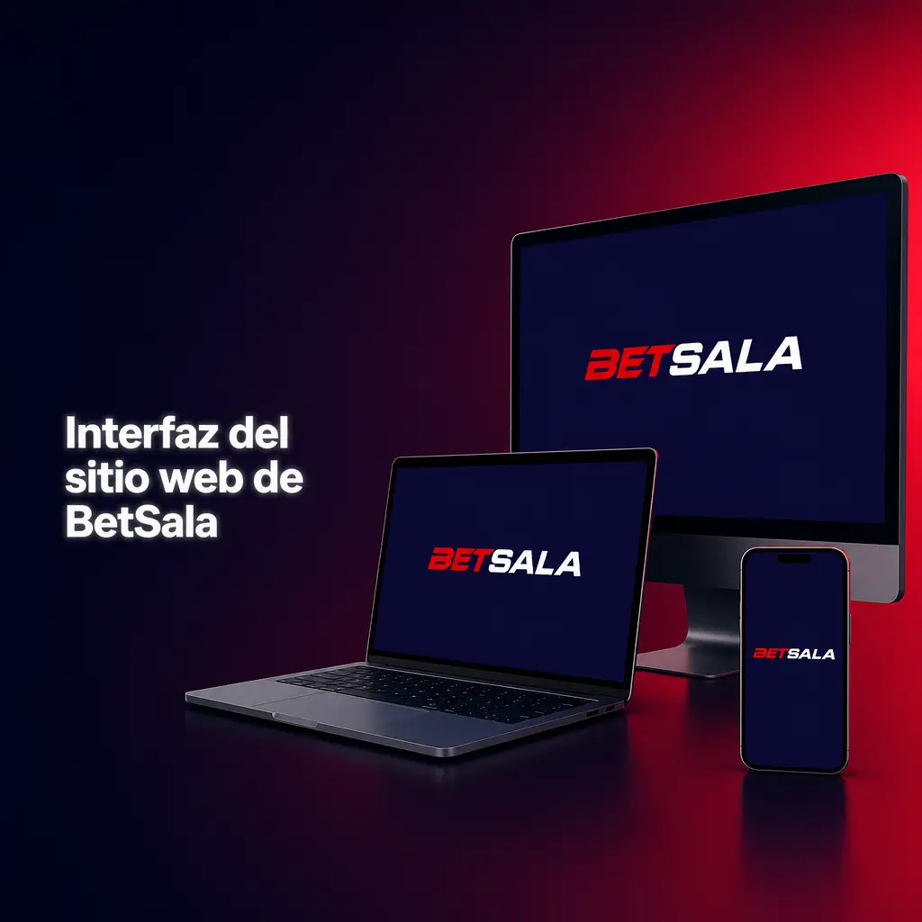Interfaz del sitio web de BetSala